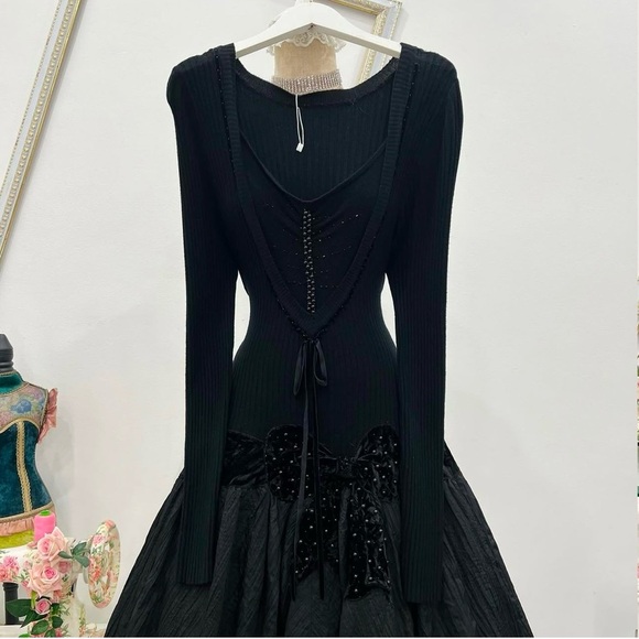 Black maxi dress - Picture 2 of 3